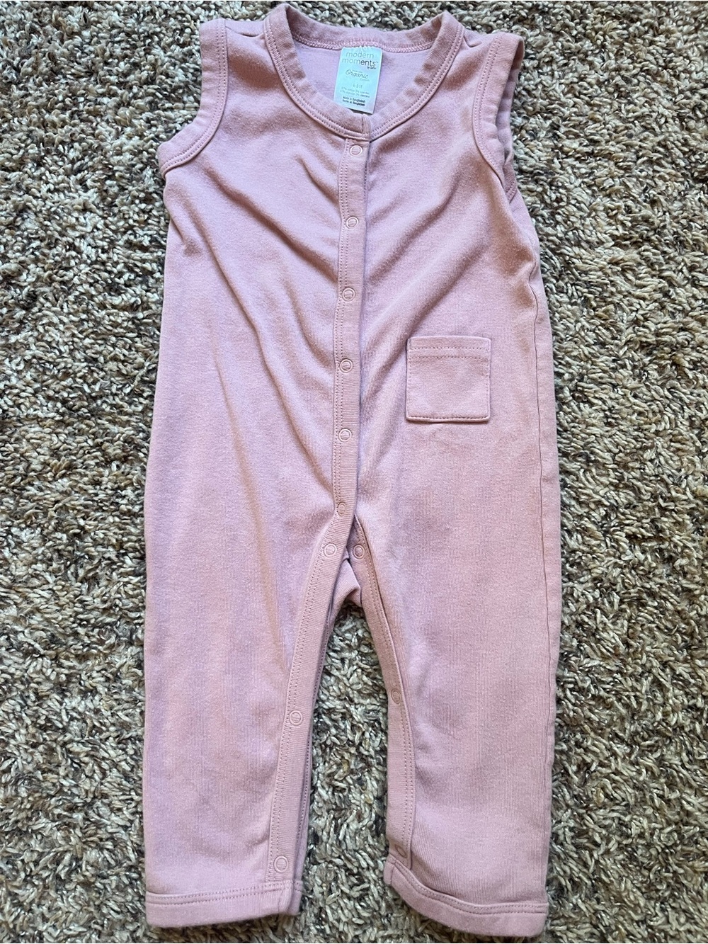 Modern Moments Pink Sleeveless Romper